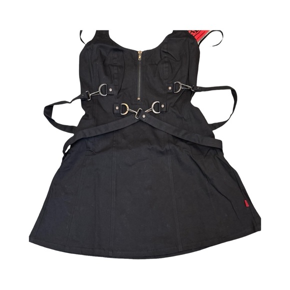Black Buckle Strap Dress - Picture 5 of 9